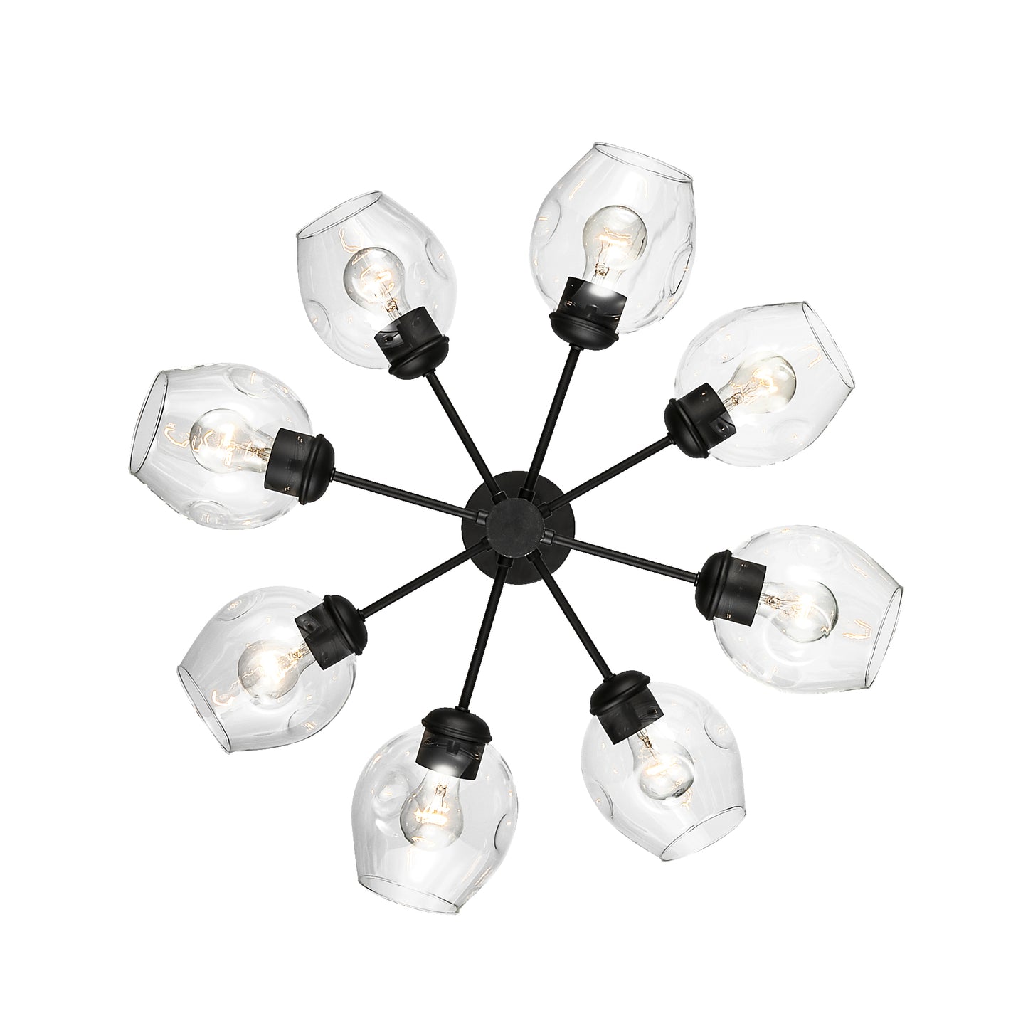 Clusters 8-Light Sputnik Chandelier