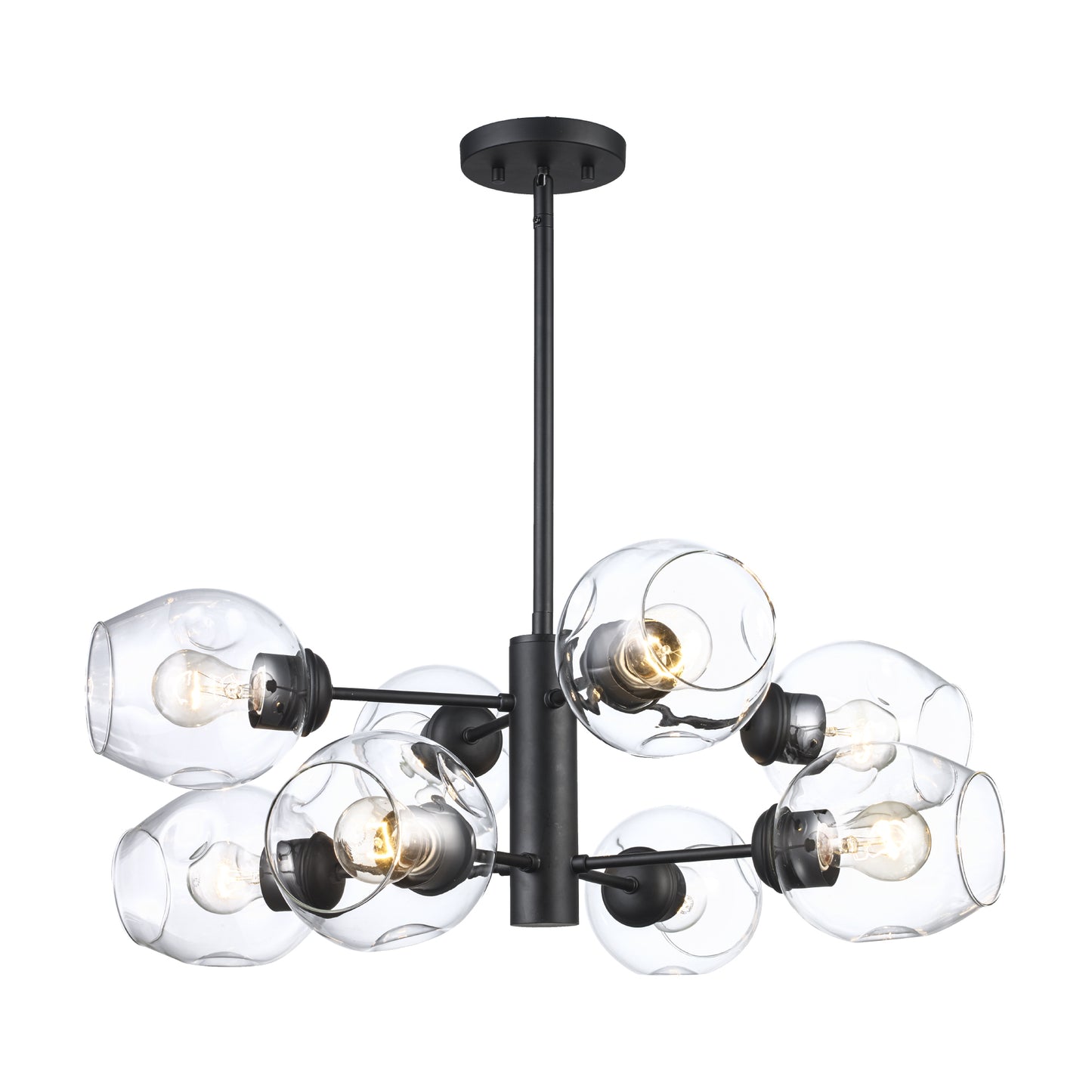 Clusters 8-Light Sputnik Chandelier