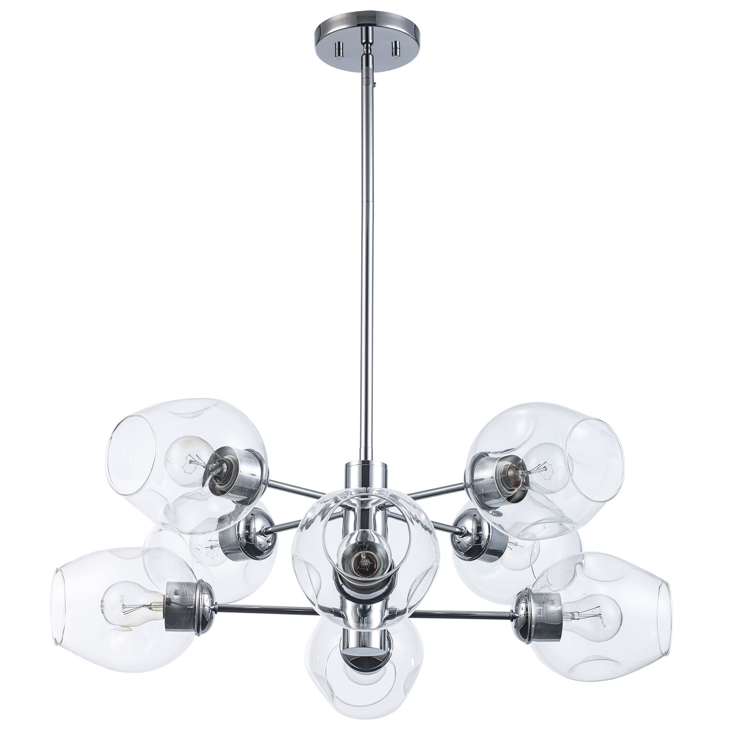 Clusters 8-Light Sputnik Chandelier
