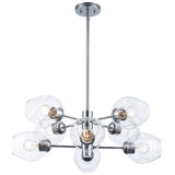 Clusters 8-Light Sputnik Chandelier