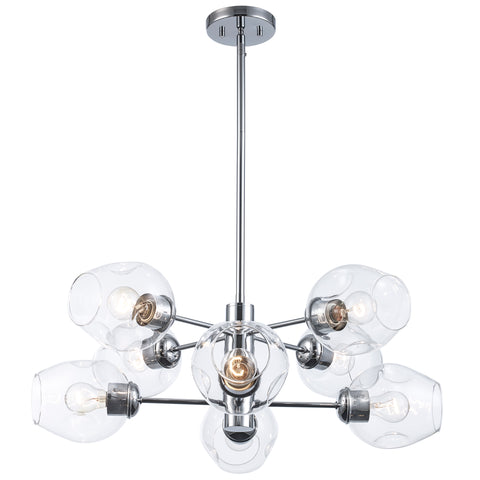 Clusters 8-Light Sputnik Chandelier