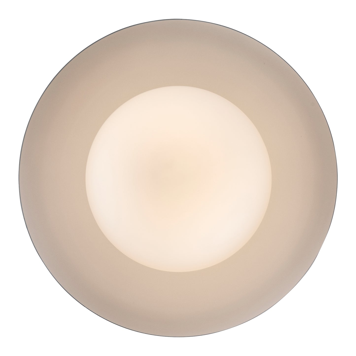 Maureen 10" Dome Globe Pendant Lamp in Black + White - Midcentury Modern Lighting by Practical Props