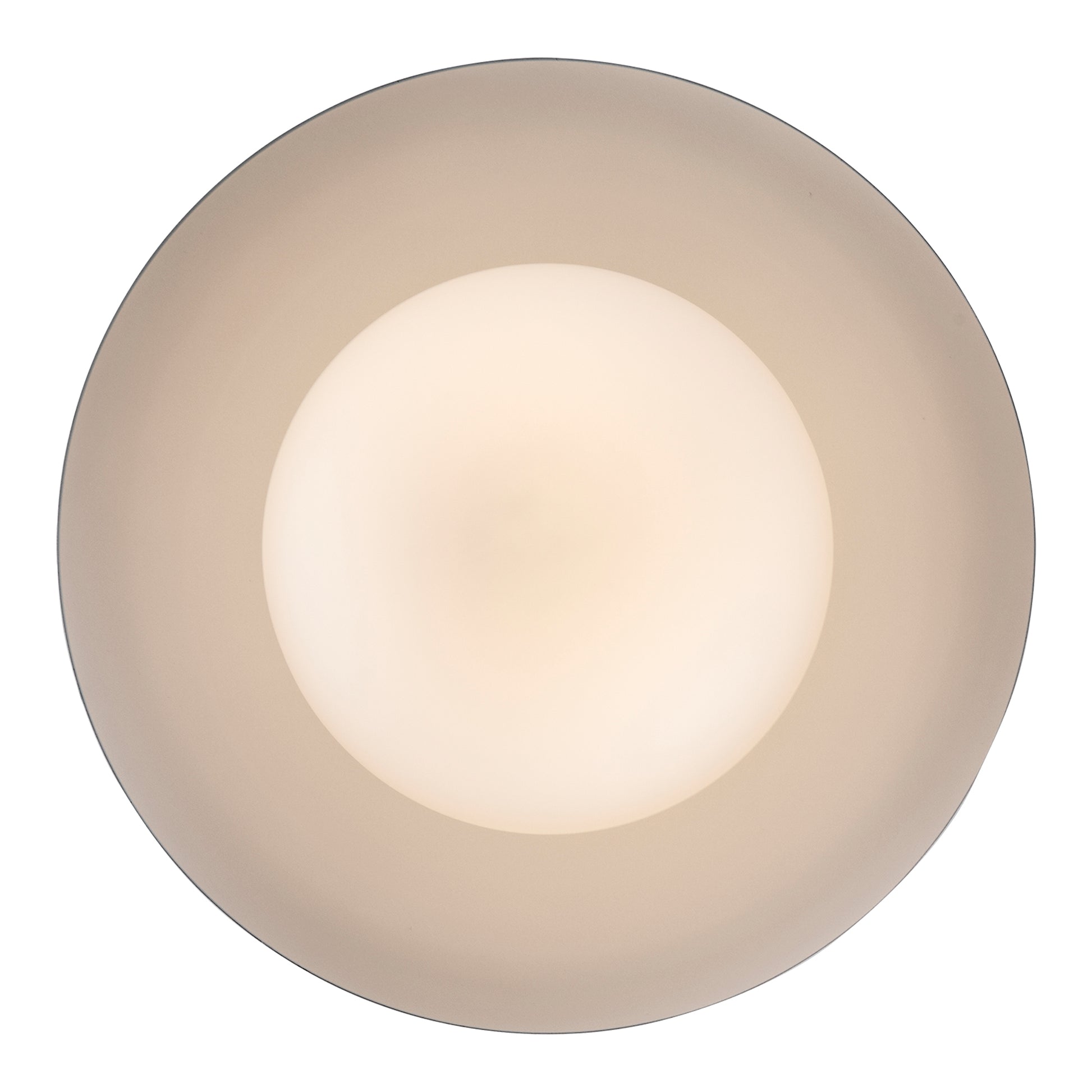 Maureen 10" Dome Globe Pendant Lamp in Black + White - Midcentury Modern Lighting by Practical Props
