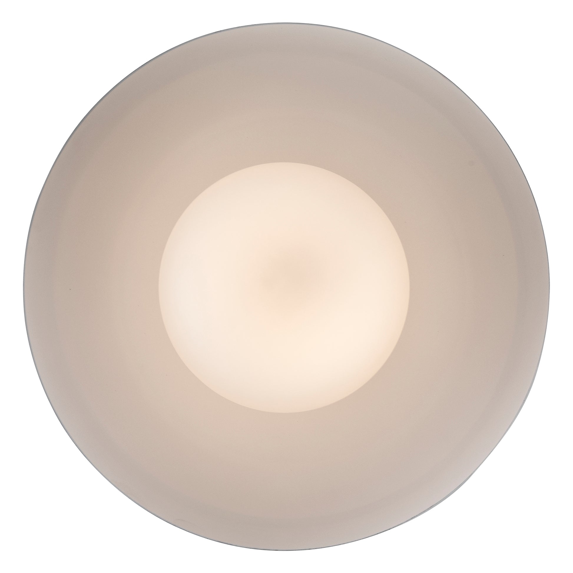 Maureen 12" Dome Globe Pendant Lamp in Black + White - Midcentury Modern Lighting by Practical Props