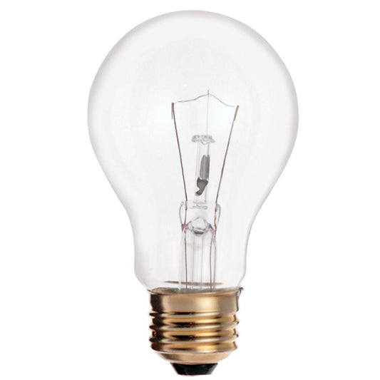 100 Watt Traditional Clear Warm Incandescent Lightbulbs - A21 size, E26 base, 120 volt - High-Quality Bulbs
