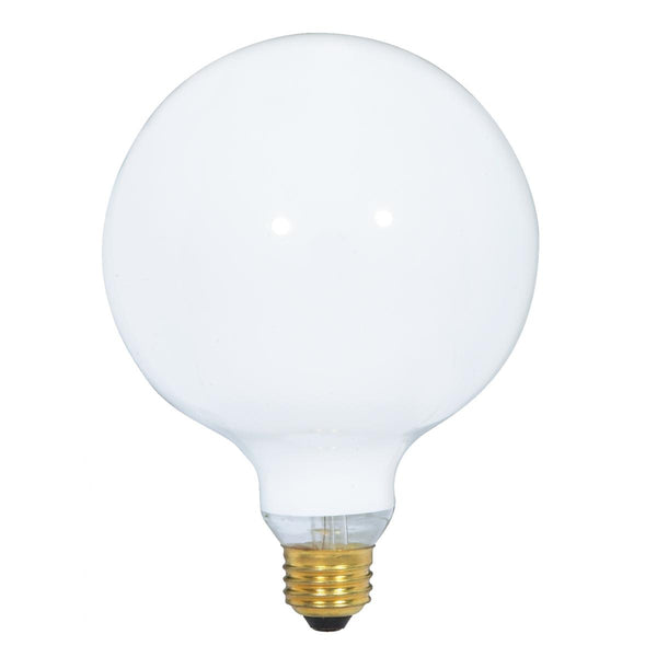 G40 White Globe Light Bulbs