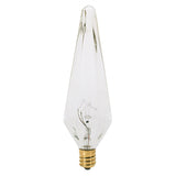 Retro Prismatic 25 Watt Clear Incandescent Light Bulbs for Chandeliers and Sputniks