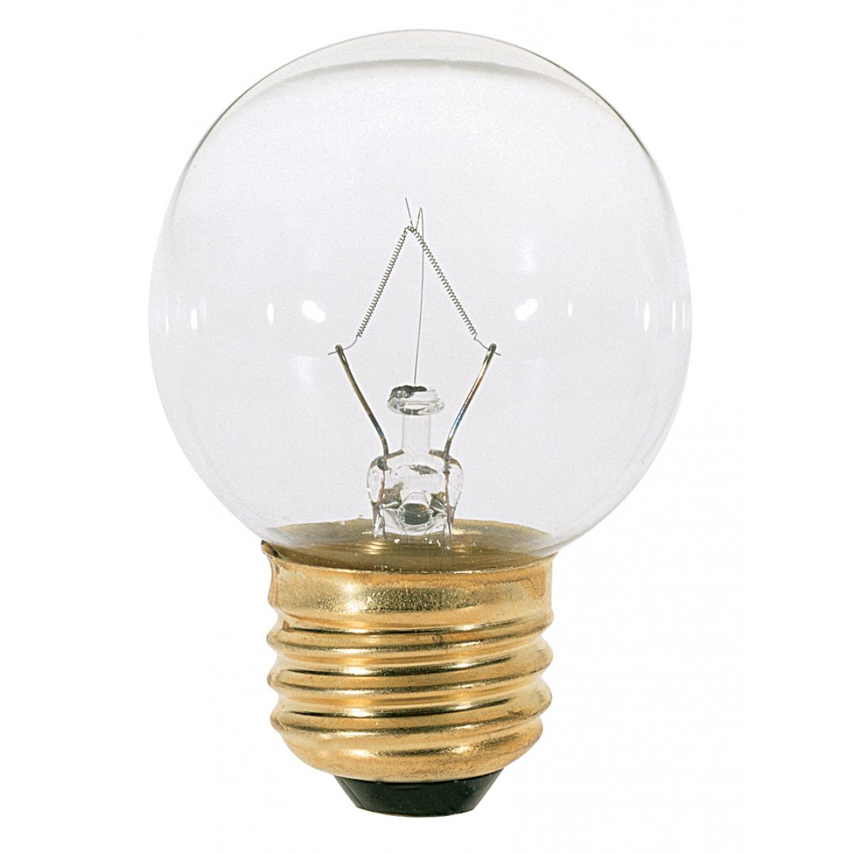 G16 60 Watt Incandescent Clear Globe Light Bulbs