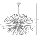 Jonathan Adler 48" Sputnik Chandelier