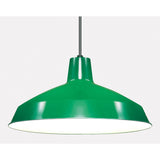 Warehouse Industrial China Hat Pendant Light in Multiple Colors 