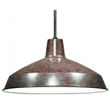 Warehouse Industrial China Hat Pendant Light in Multiple Colors 