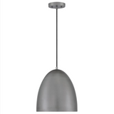 Clover Large Dome Modern Metal Shade 1-Light Industrial Minimalist Pendant