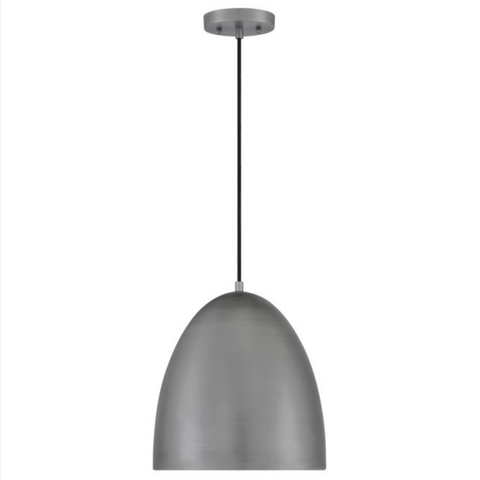 Clover Large Dome Modern Metal Shade 1-Light Industrial Minimalist Pendant