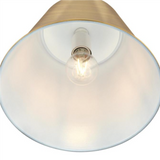 Derose Modern Metal Shade 1-Light Industrial Minimalist Pendant