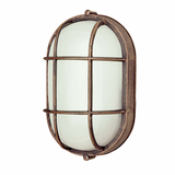 Aria 11" Oval Outdoor Wall Lantern - Exterior Bulkhead Fixture