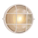 Aria Modern Round Outdoor Pocket Wall Lantern Exterior Bulkhead Fixture