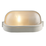 Mesa II Modern Oval 8.5" Downlight Outdoor Wall Lantern - Exterior Bulkhead Fixture