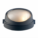 Allegra Modern Round 8" Downlight Outdoor Wall Lantern - Exterior Bulkhead Fixture