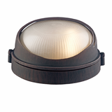 Allegra Modern Round 8" Downlight Outdoor Wall Lantern - Exterior Bulkhead Fixture