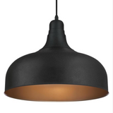 Morton Large Modern Metal Shade 1-Light Industrial Minimalist Pendant