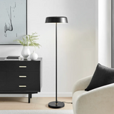 Hakan Modern Black or White MCM Floor Lamp by Lite Source