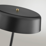 Hakan Modern Black or White MCM Floor Lamp by Lite Source