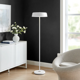 Hakan Modern Black or White MCM Floor Lamp by Lite Source