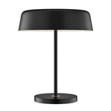 Hakan Modern Black or White MCM Table Desk Lamp by Lite Source