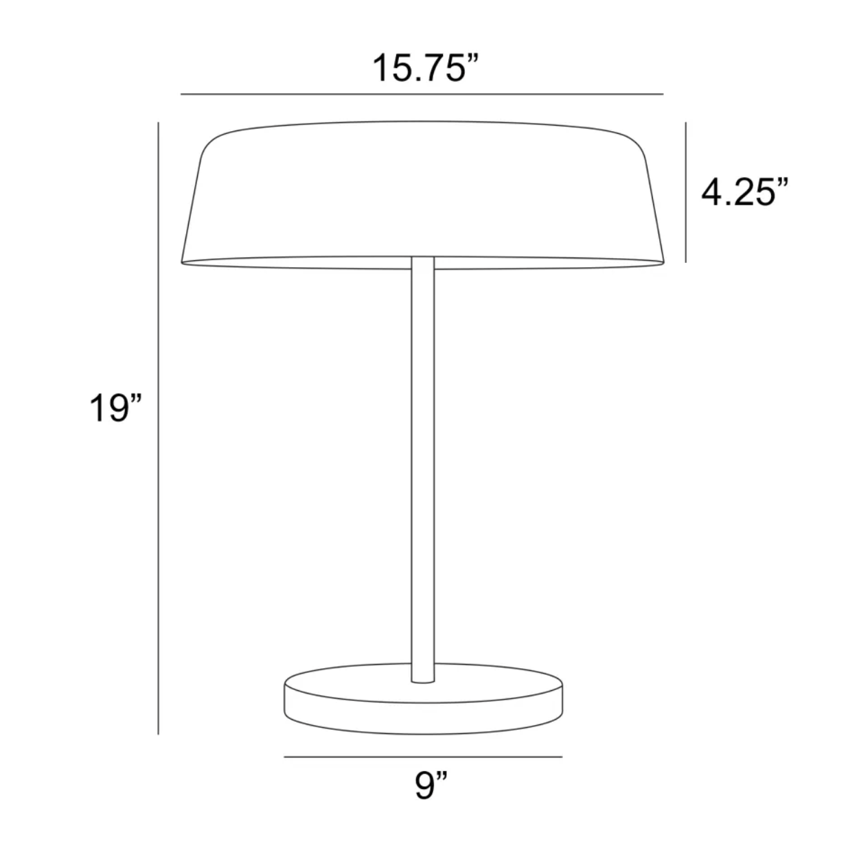 Hakan Modern Black or White MCM Table Desk Lamp by Lite Source