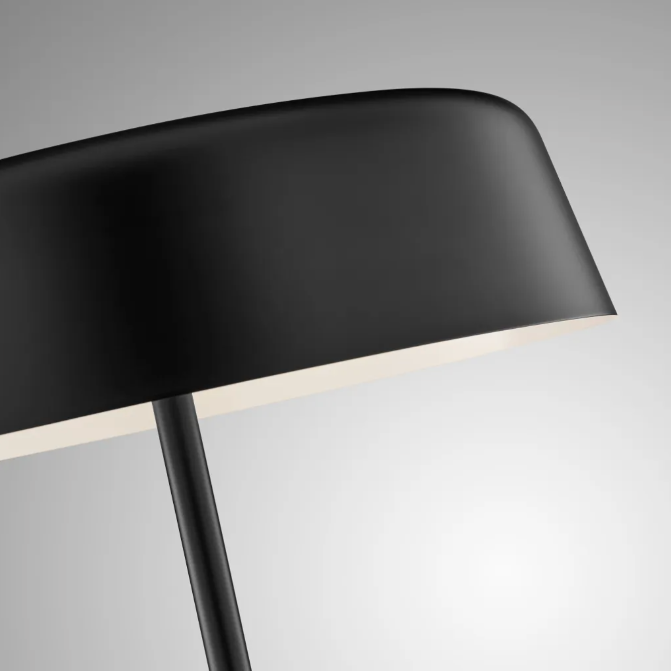 Hakan Modern Black or White MCM Table Desk Lamp by Lite Source