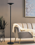 Sappho Black Dimmable Modern LED Torchiere Floor Lamp