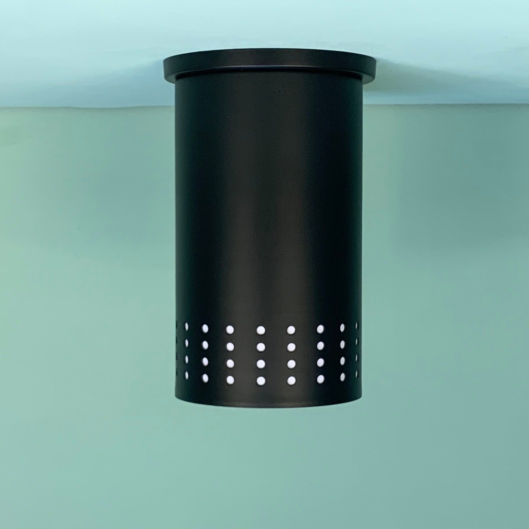Cylinder Pinhole Flush-mount Modern Ceiling Fixture by Practical Props