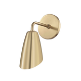 Kai 1-Light Wall Sconce in Modern Brass