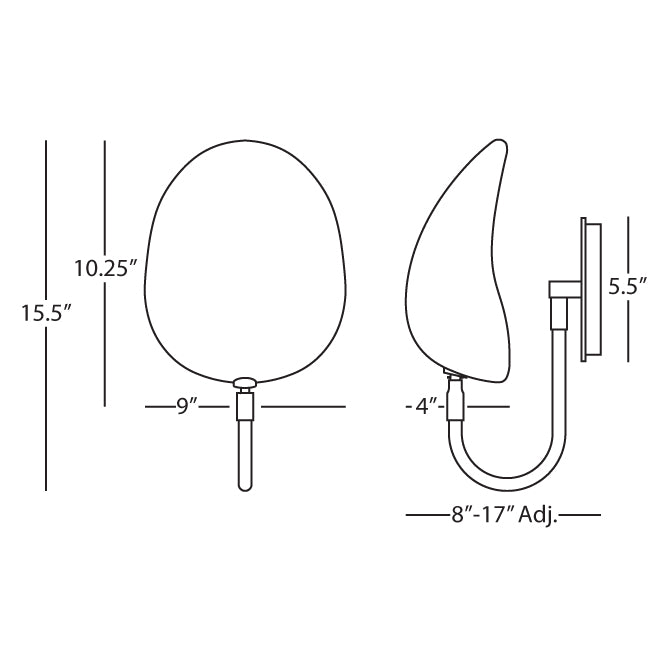 Rico Espinet Racer Modern 1-Light Wall Sconce - Modern Brass, Matte Black, Satin White