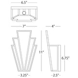 Empire Art Deco Wall Sconce by Robert Abbey