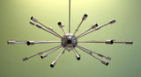 42" Sputnik Chandelier Midcentury Modern Pendant Chrome