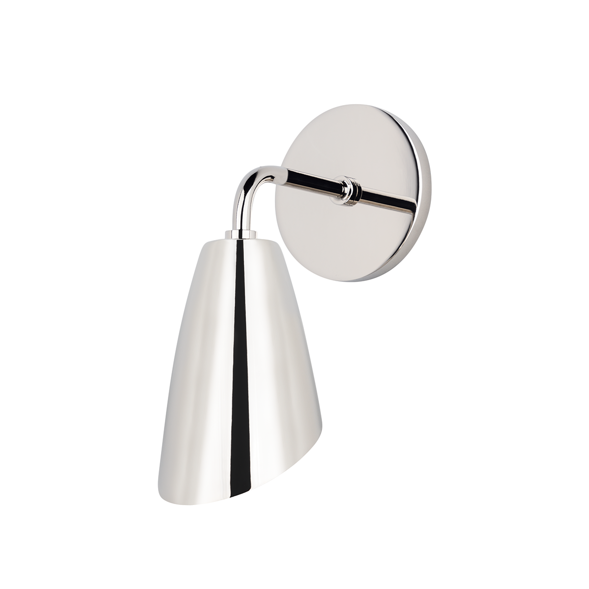 Kai 1-Light Wall Sconce in Polished Nickel
