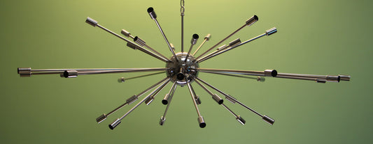 57" Sputnik Chandelier Midcentury Modern Pendant Atomic