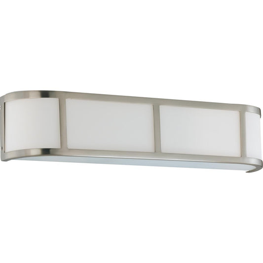 Odeon 3-light Modern Vanity Bath Sconce by Nuvo Lighting - Brushed Nickel - 60-2873