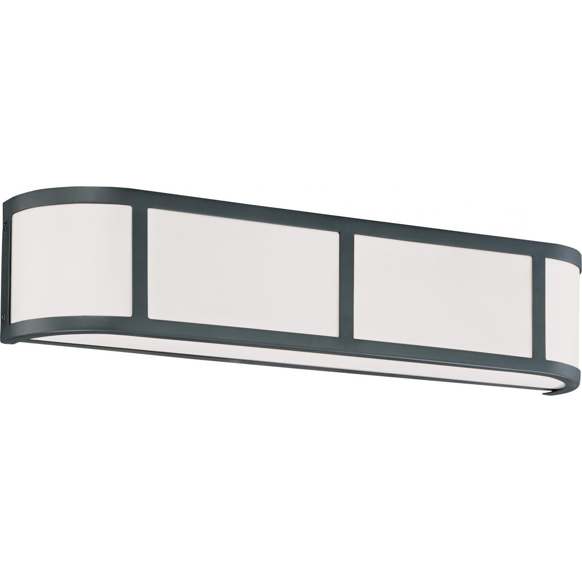 Odeon 3-light Modern Vanity Bath Sconce by Nuvo Lighting - Dark Aged Bronze - 60-2973