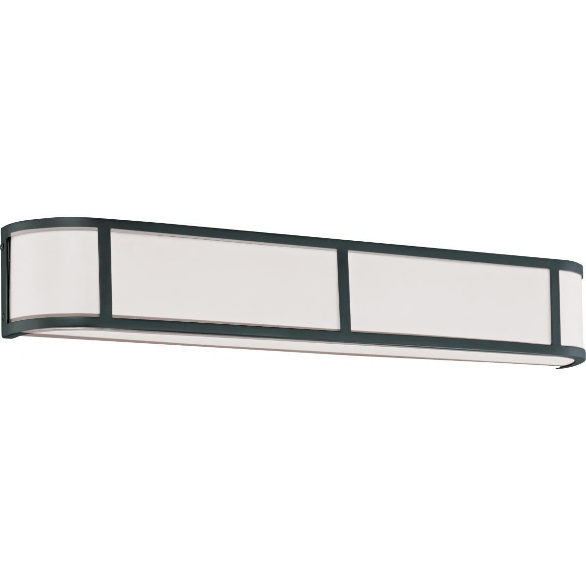Odeon 3-light Modern Vanity Bath Sconce by Nuvo Lighting - Dark Aged Bronze - 60-2974