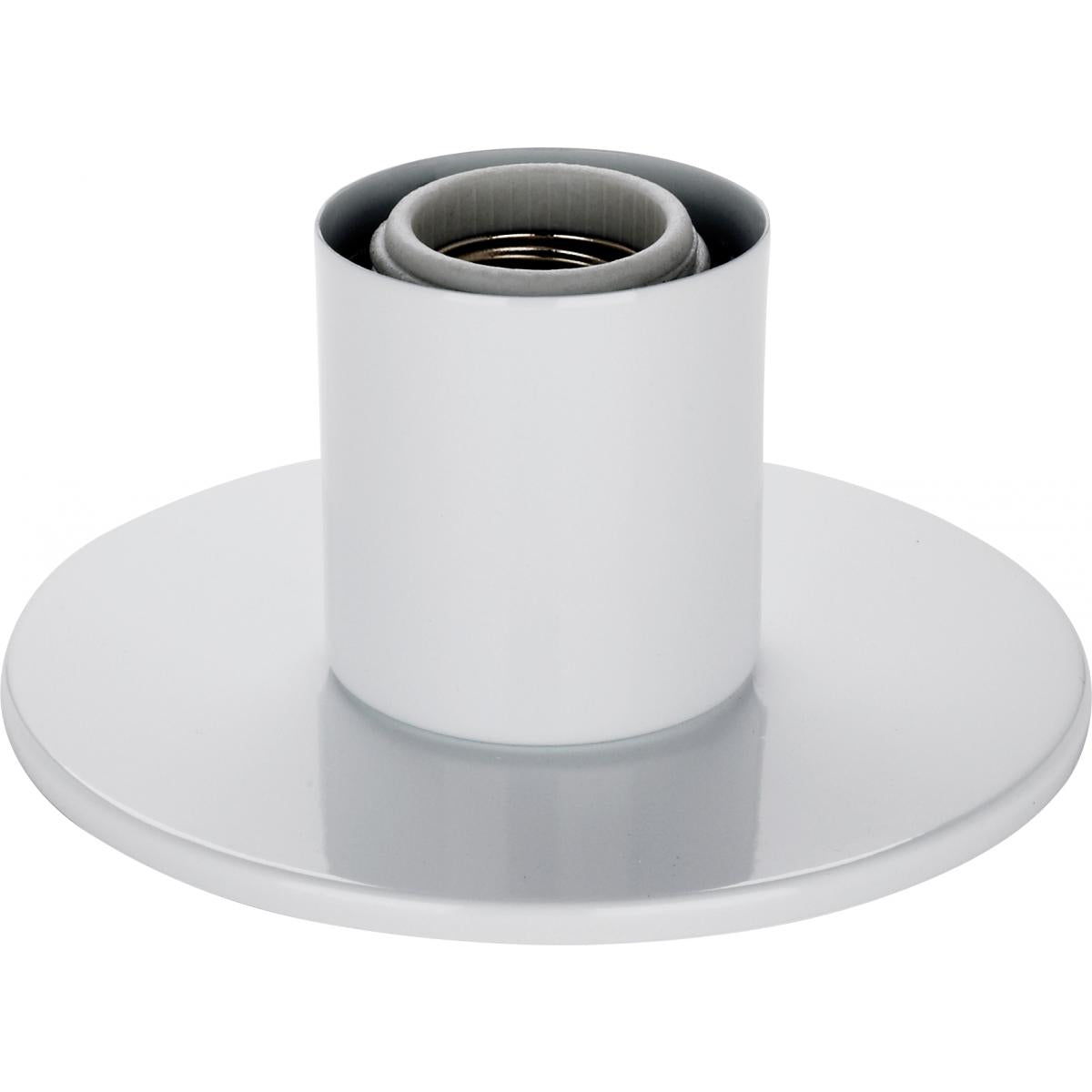 1-Light Minimalist Modern Dual Surface Low-Profile Flush Mount and Wall Sconce - Exposed Bulb Modern Light Fixture