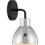 Sloan 1-Light Modern Vanity Wall Sconce with Metal Shade