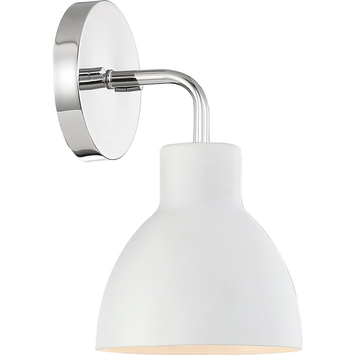 Sloan 1-Light Modern Vanity Wall Sconce with Metal Shade