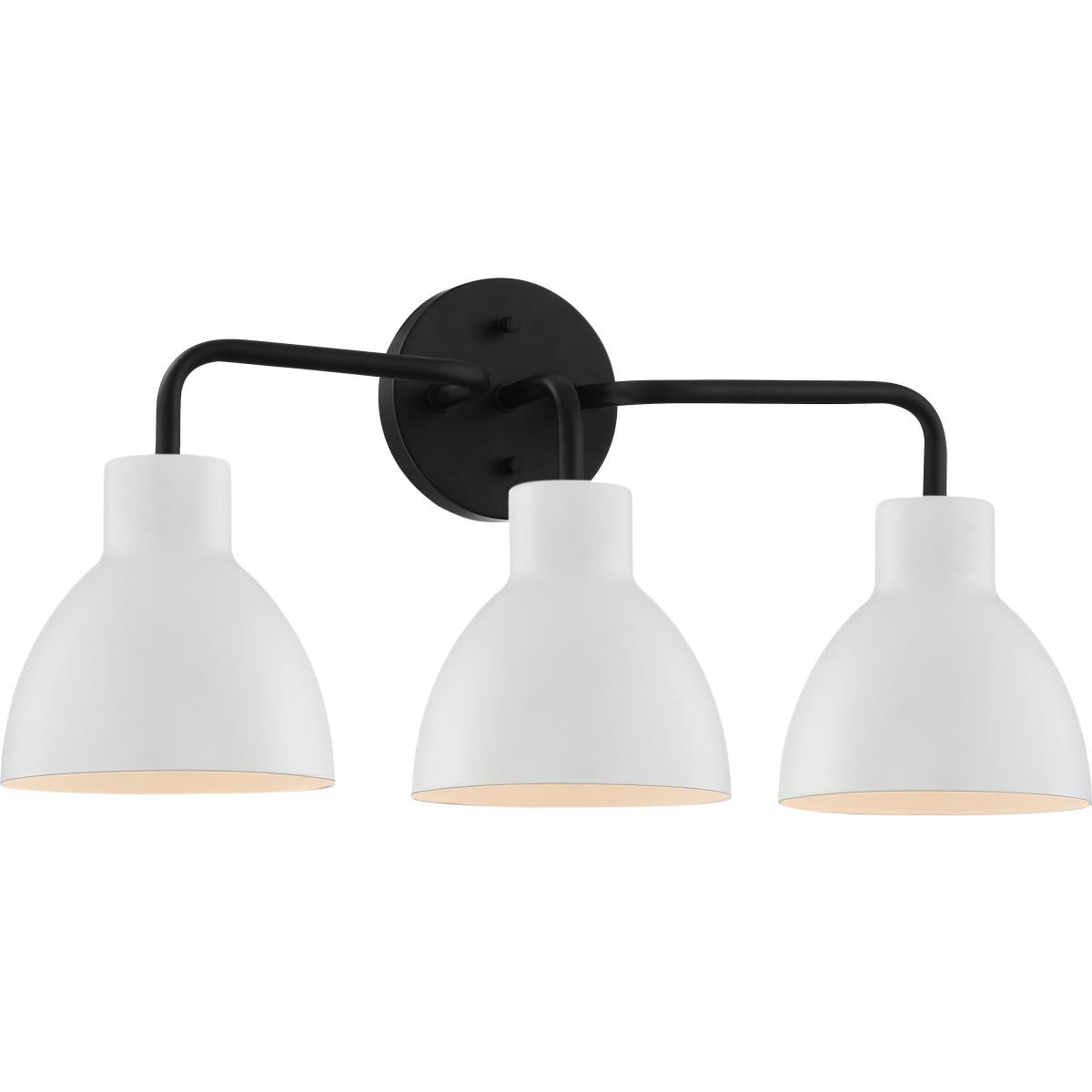 Sloan 3-Light Modern Farmhouse Vanity Wall Sconce with Metal Shade