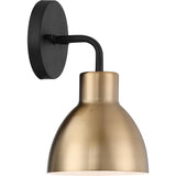 Sloan 1-Light Modern Vanity Wall Sconce with Metal Shade