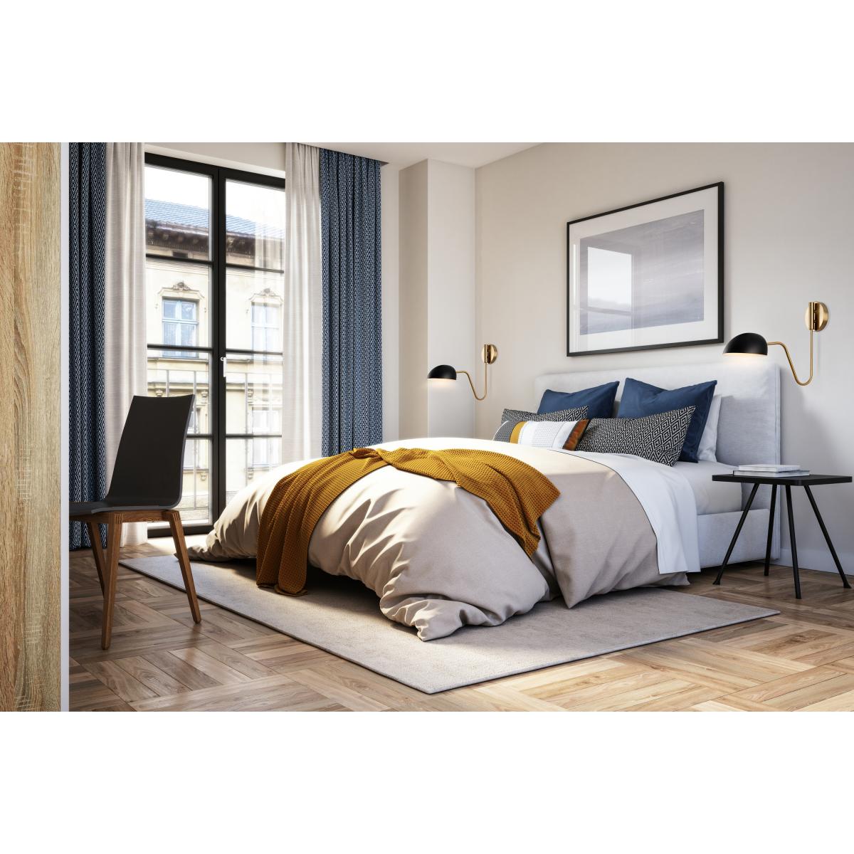 Trilby Modern Brass Swing-Arm Adjustable Wall Sconce