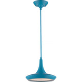 Fantom LED Retro Adjustable Pendant Light - Blue