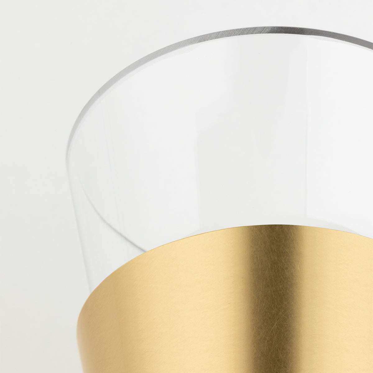 Angie 2-Light Wall Sconce in Modern Brass