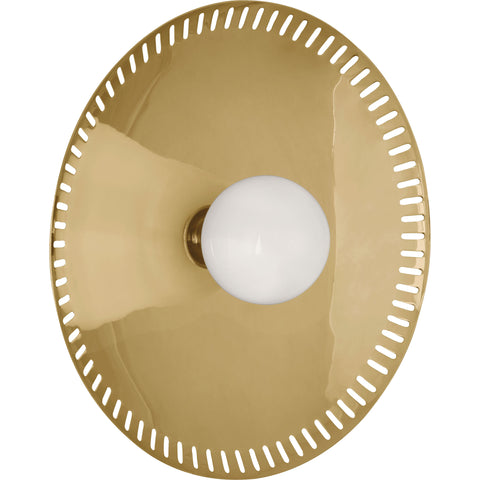 Rio Modern Pinhole Globe Wall Sconce by Jonathan Adler - Modern Brass